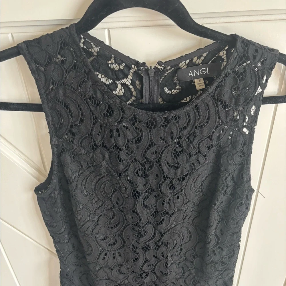 Black lace jumpsuit ANGL - Picture 5 of 7
